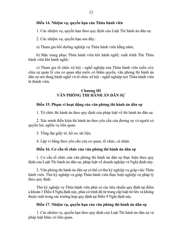 Văn phòng thi hành án dân sự Công ty hợp danh Bến Cát