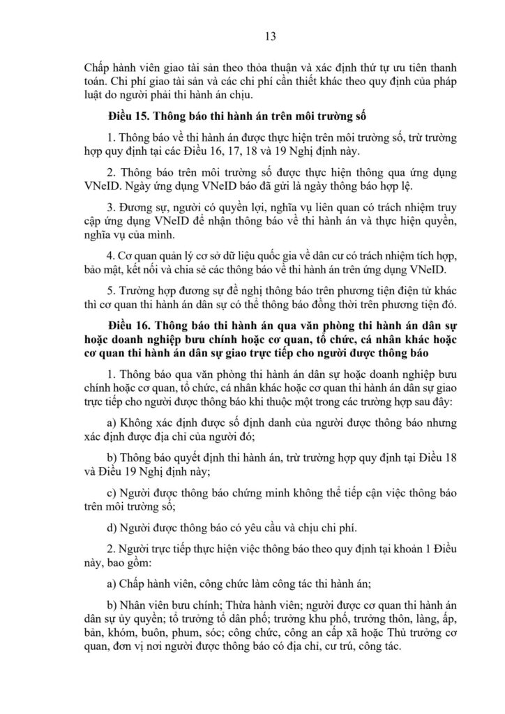 Văn phòng thi hành án dân sự Công ty hợp danh Bến Cát