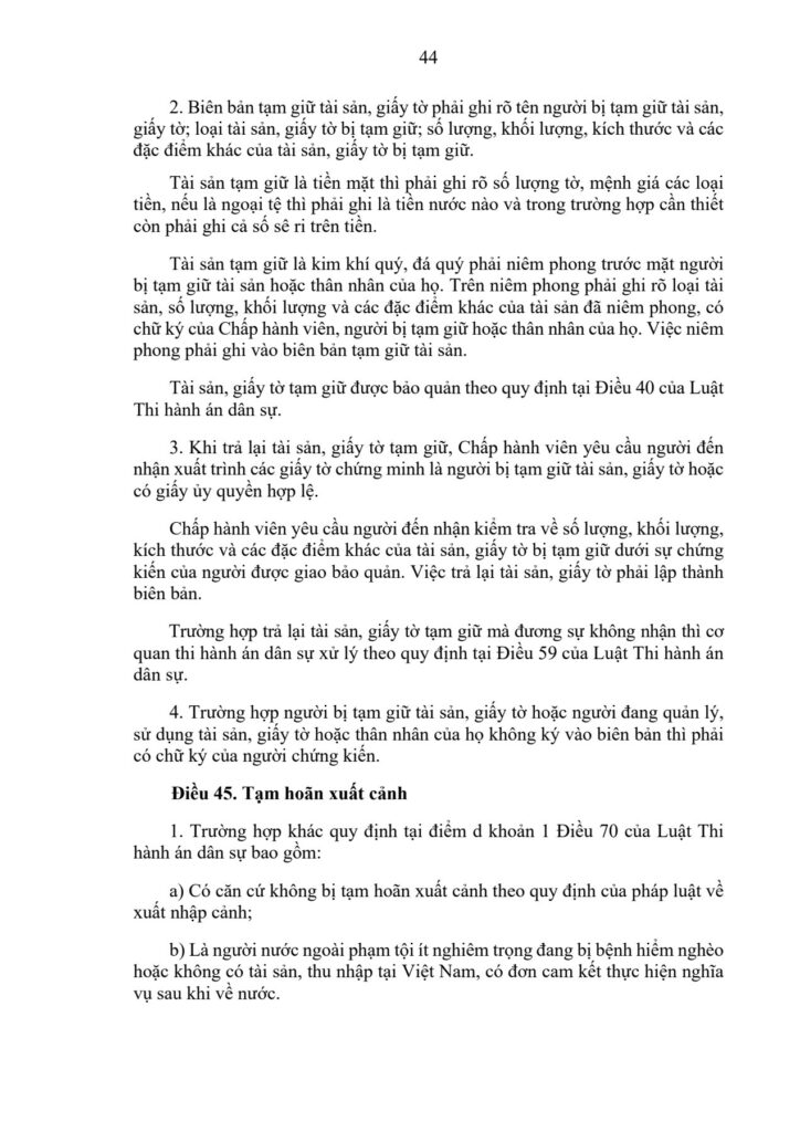 Văn phòng thi hành án dân sự Công ty hợp danh Bến Cát